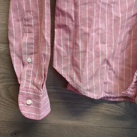 Stuart Lang Striped Button Down Top Women's Plus Size 14 - Picture 3 of 6